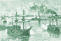 Alexandria: bombardment by British naval forces